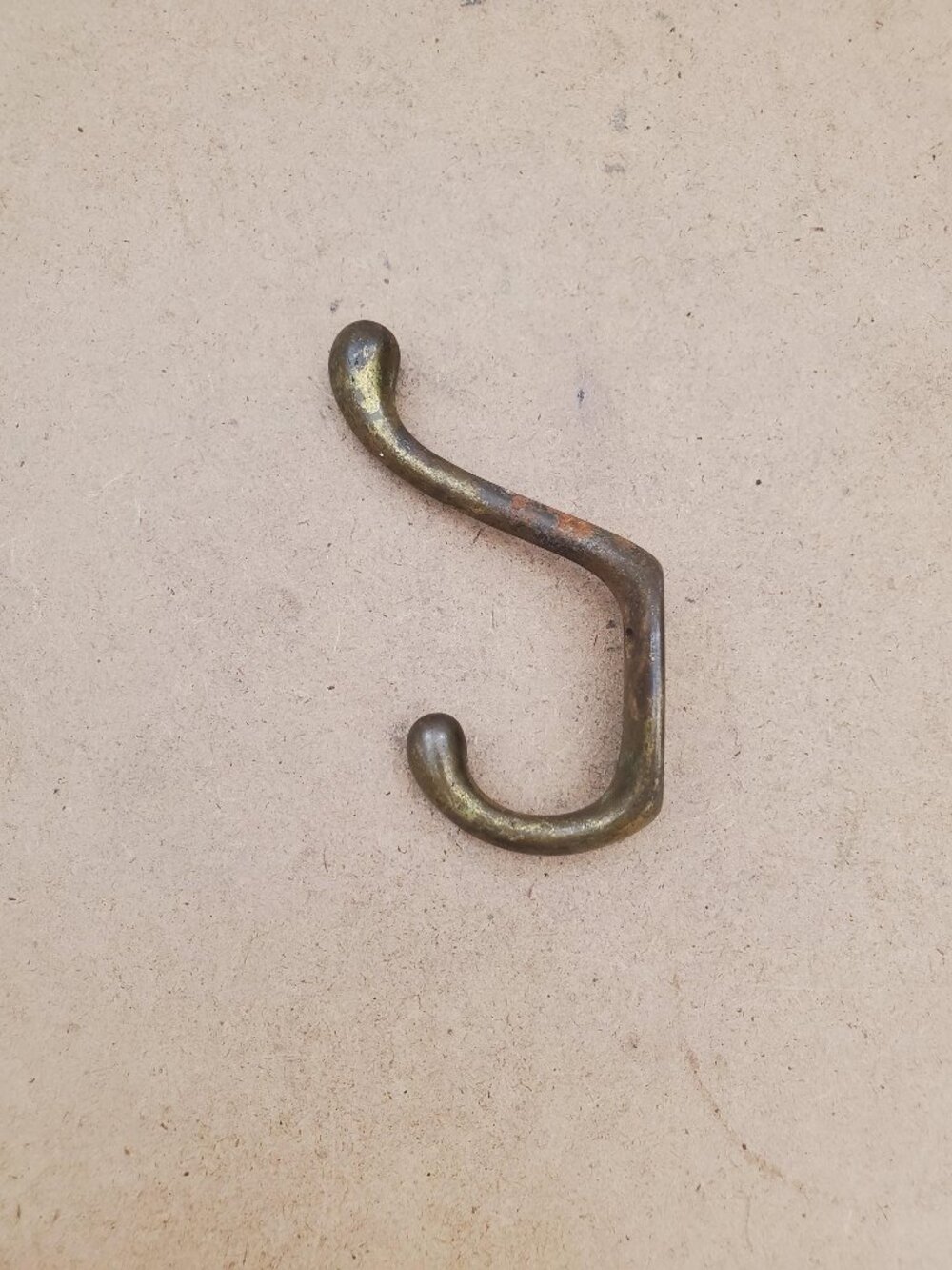 Vintage Brass Hook Brass Wall Hook Brass Coat Hook Gold Victorian Hook Baby